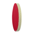 Abrasivetools felt wheel red self-sticking flat buffing wheel intensive car cleaning for polishing Cushion